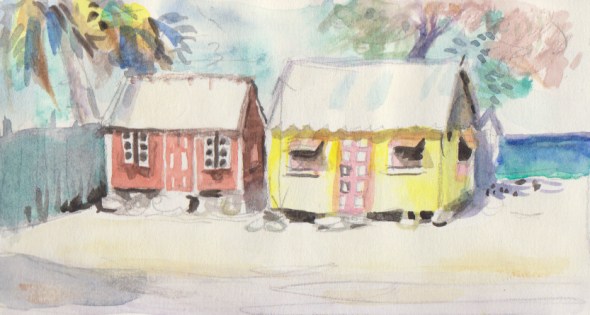 chattel house sketch